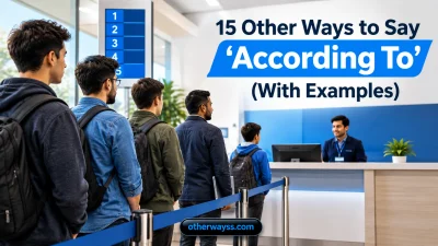 Other Ways to Say ‘According To’