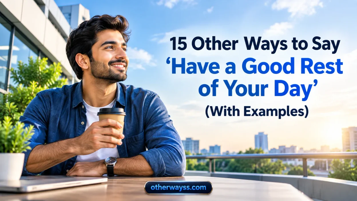 Other Ways to Say ‘Have a Good Rest of Your Day’
