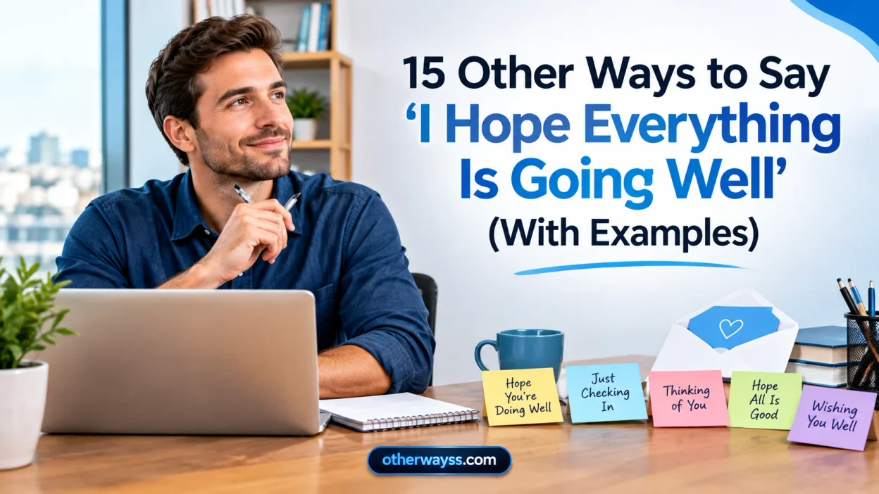 Other Ways to Say ‘I Hope Everything Is Going Well’