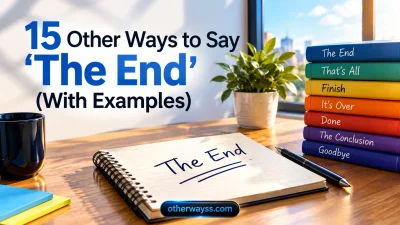 Other Ways to Say ‘The End’