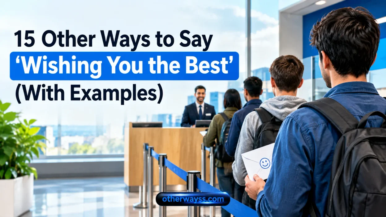 Other Ways to Say ‘Wishing You the Best’