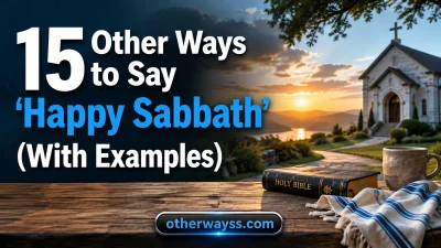 Other Ways to Say ‘Happy Sabbath’