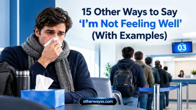 Other Ways to Say ‘I’m Not Feeling Well’