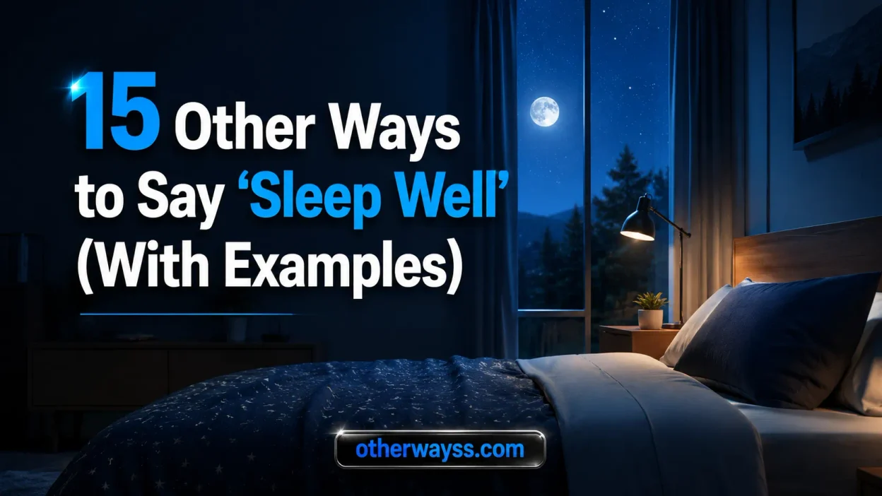 Other Ways to Say ‘Sleep Well’