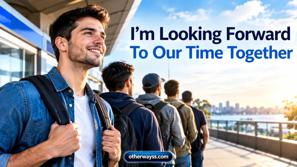 I’m Looking Forward to Our Time Together